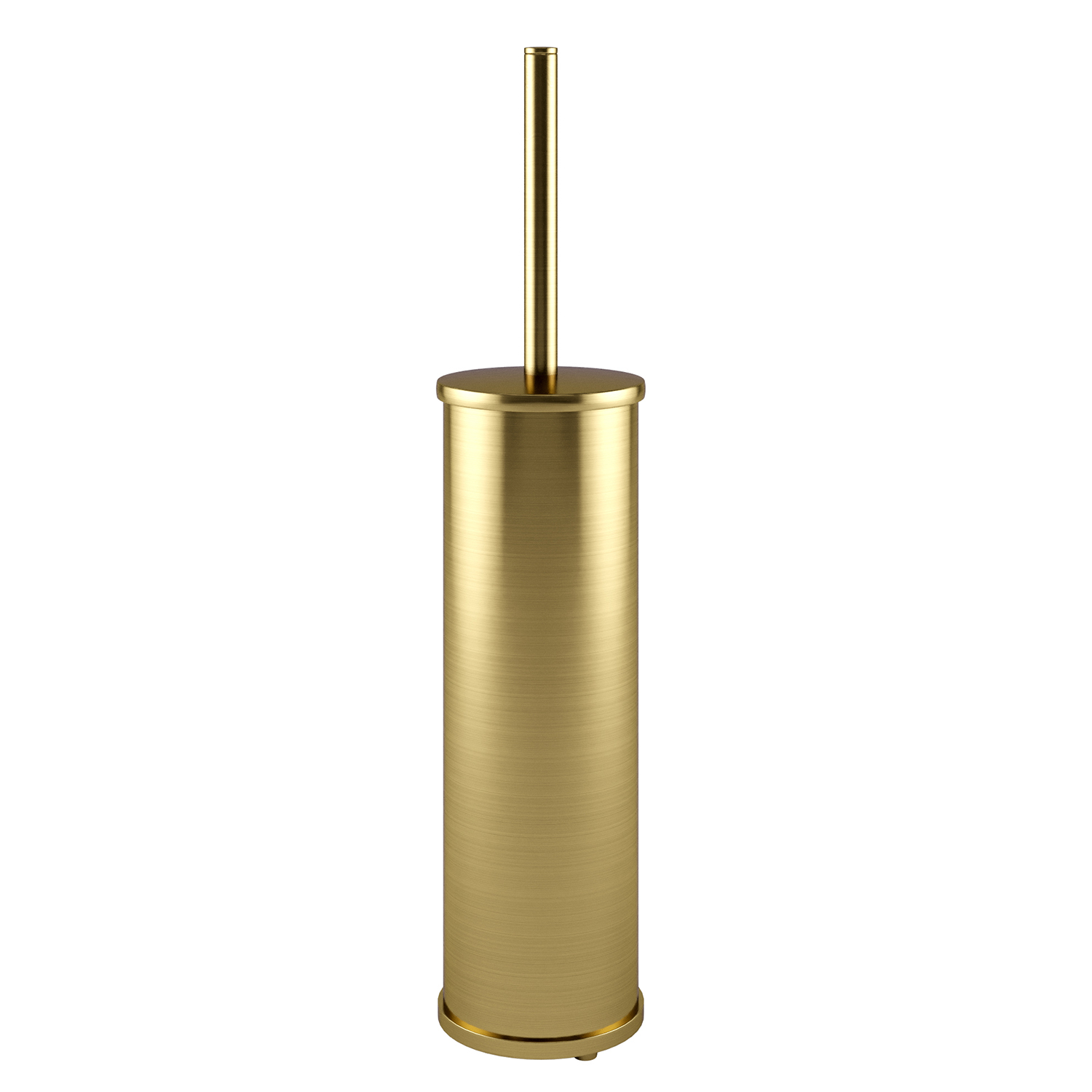 Щетка для унитаза напольная K-1027BRUSHED GOLD  																													