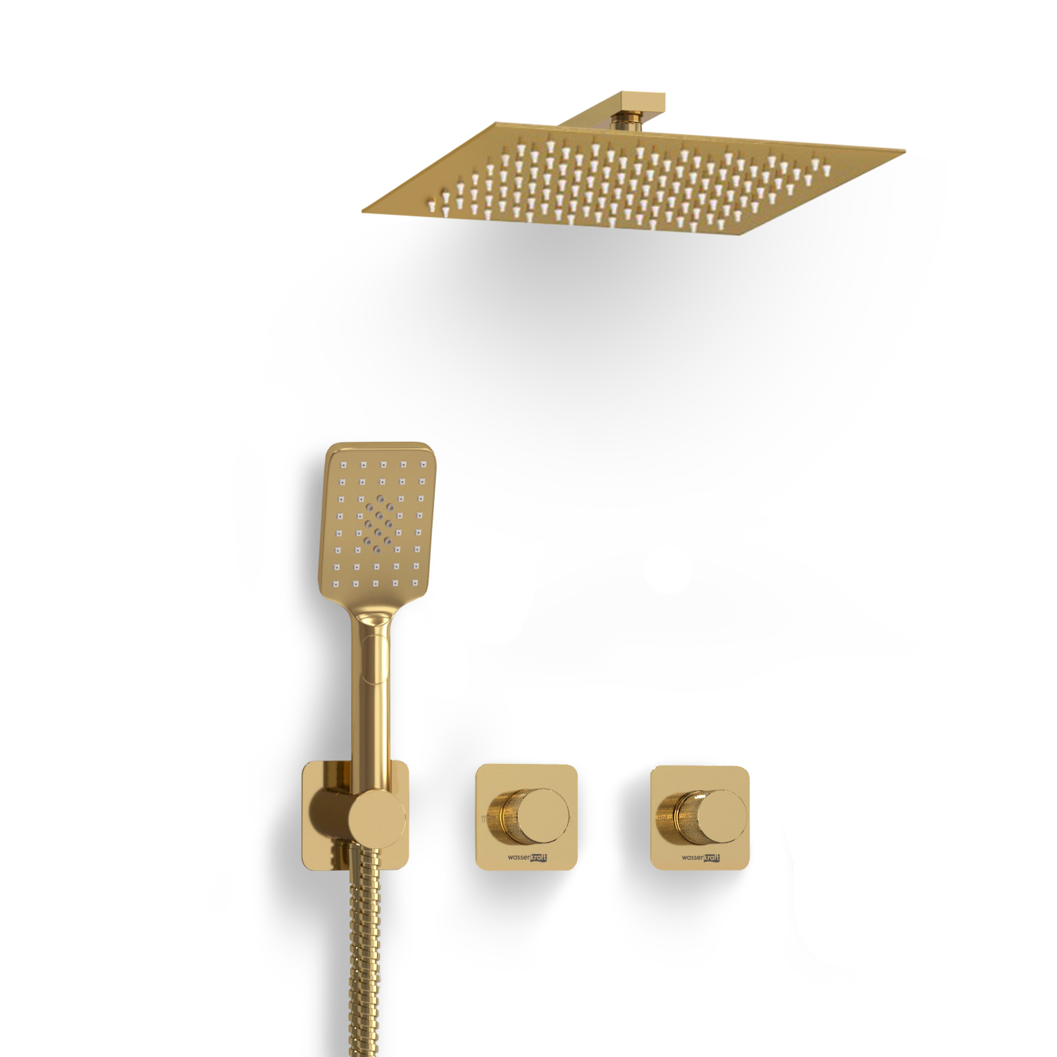 Встраиваемый комплект для душа с верхней душевой насадкой и лейкой A7651.303.183.256.280.197.346