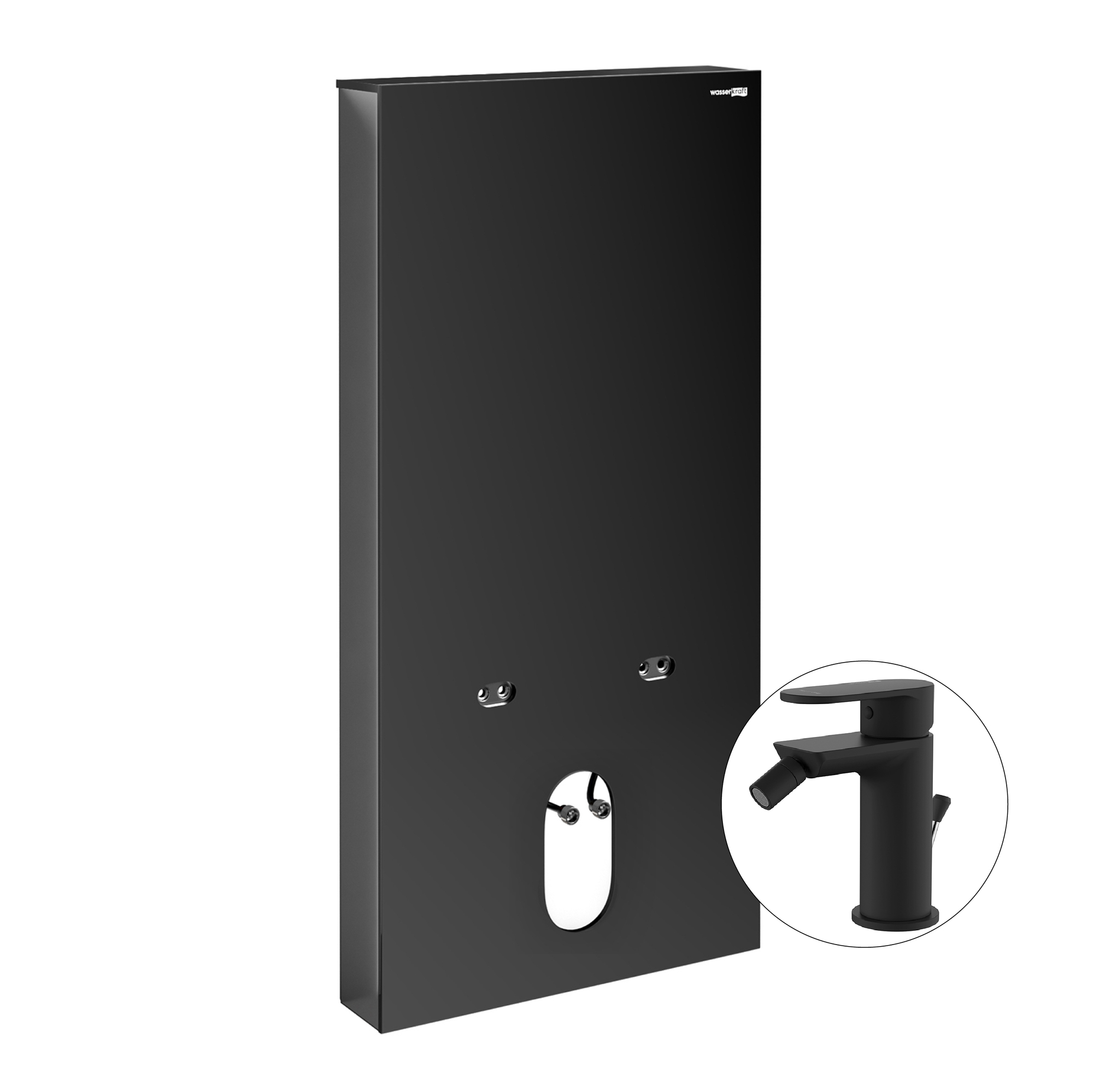 Комплект для биде со смесителем Naab 86BDT.050.BL.SQ7406