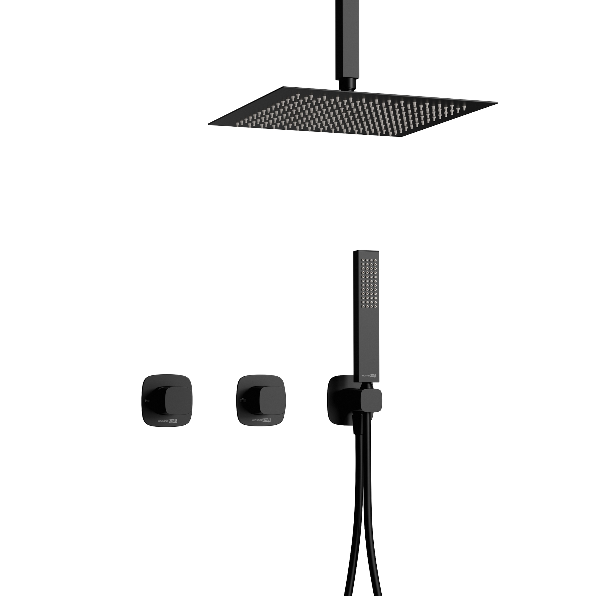 Встраиваемый комплект для душа с верхней насадкой и лейкой A9151.264.152.162.327.242.218