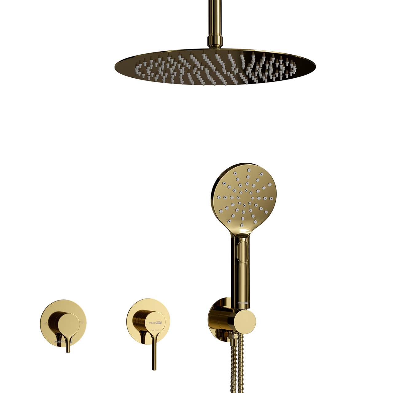 Встраиваемый комплект для душа с верхней насадкой и лейкой 9951.99DVR2.234.263.444.197.348PG