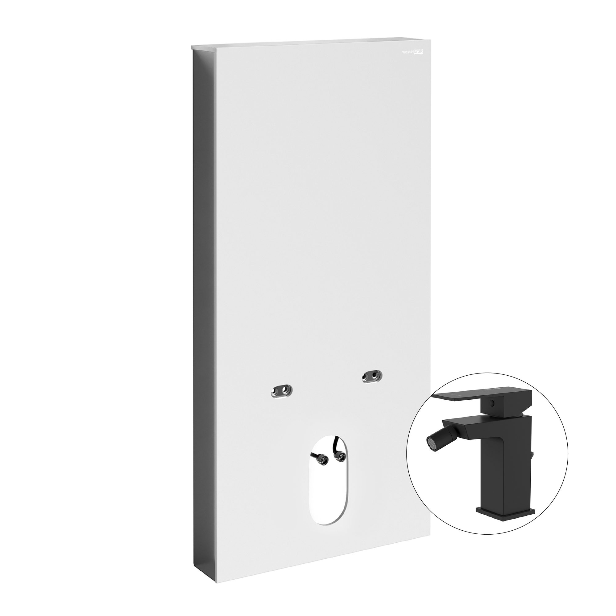 Комплект для биде со смесителем Naab 86BDT.050.WH.SQ2006