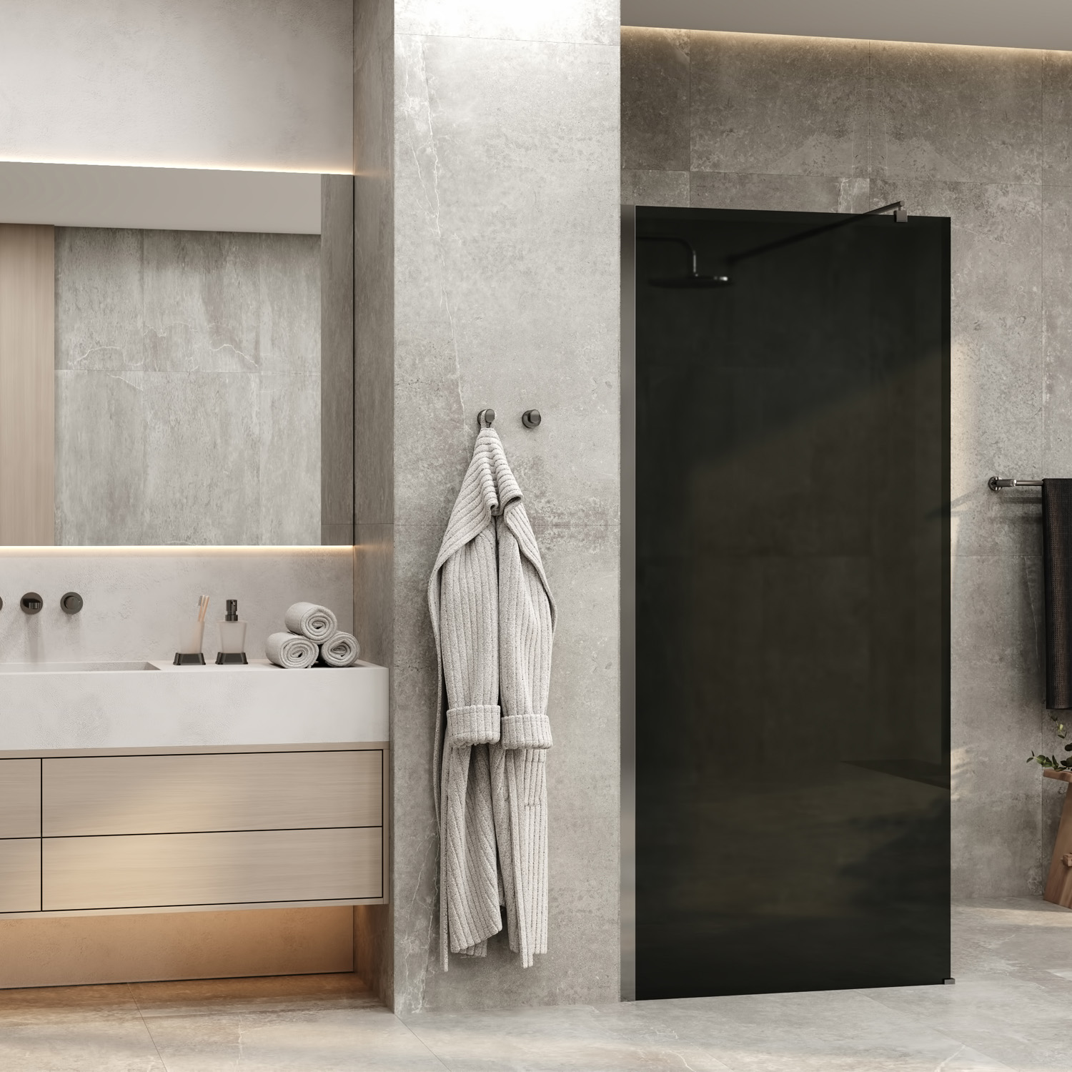 Rur 30W46-TG Душевая перегородка