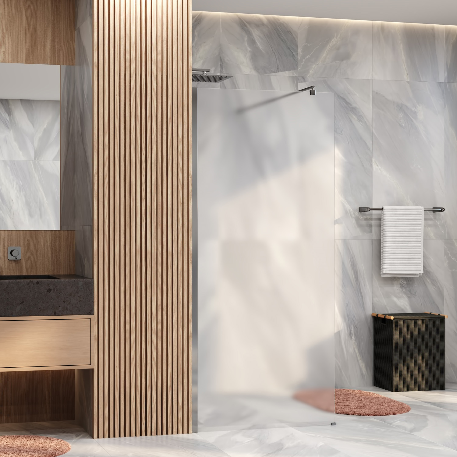 Rur 30W44-MG Душевая перегородка