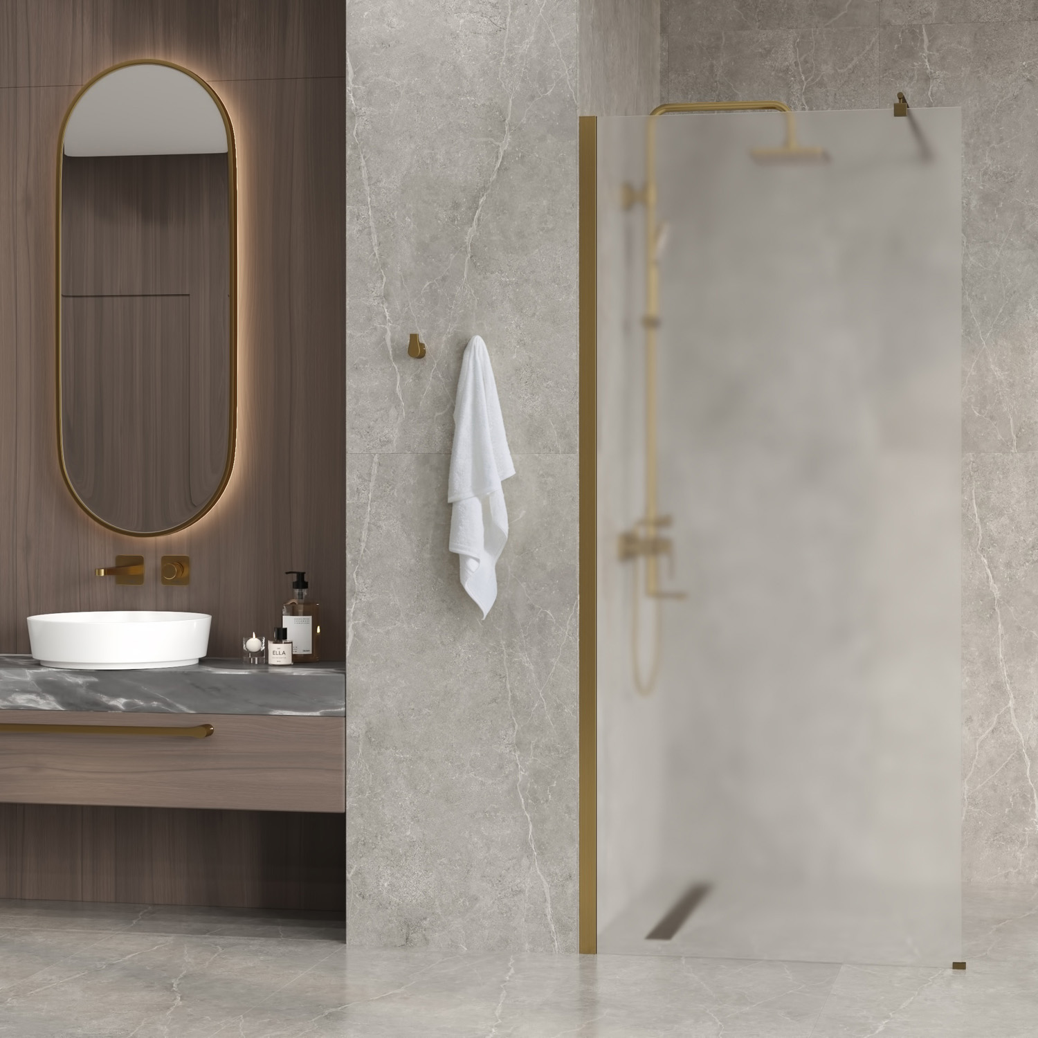 Rur 30W46BG-MG Душевая перегородка