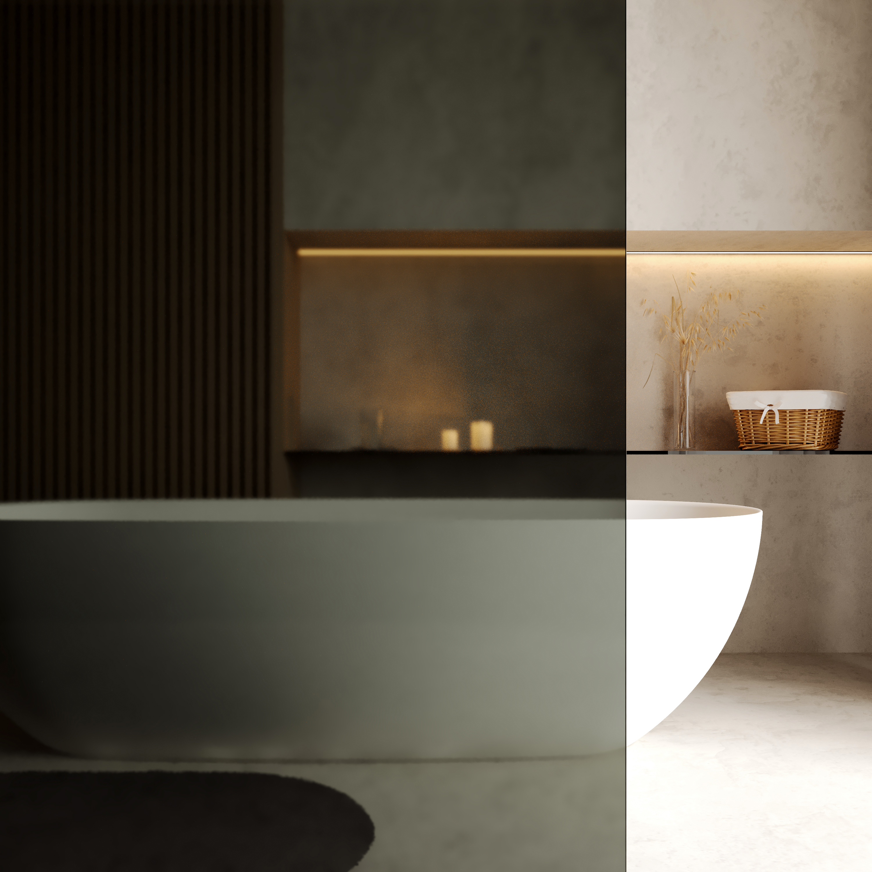 Rur 30W39-TG Душевая перегородка