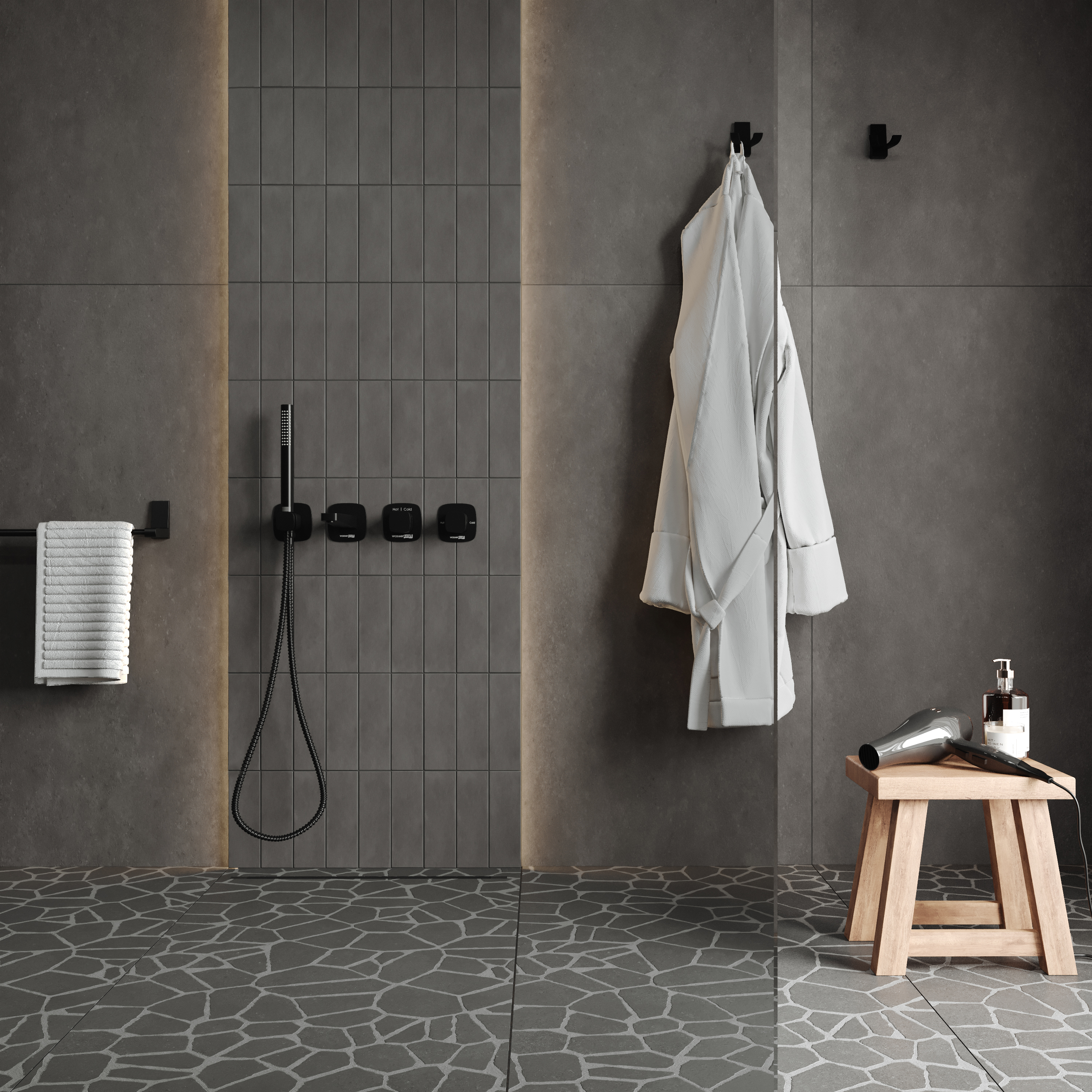 Rur 30W39MB Душевая перегородка