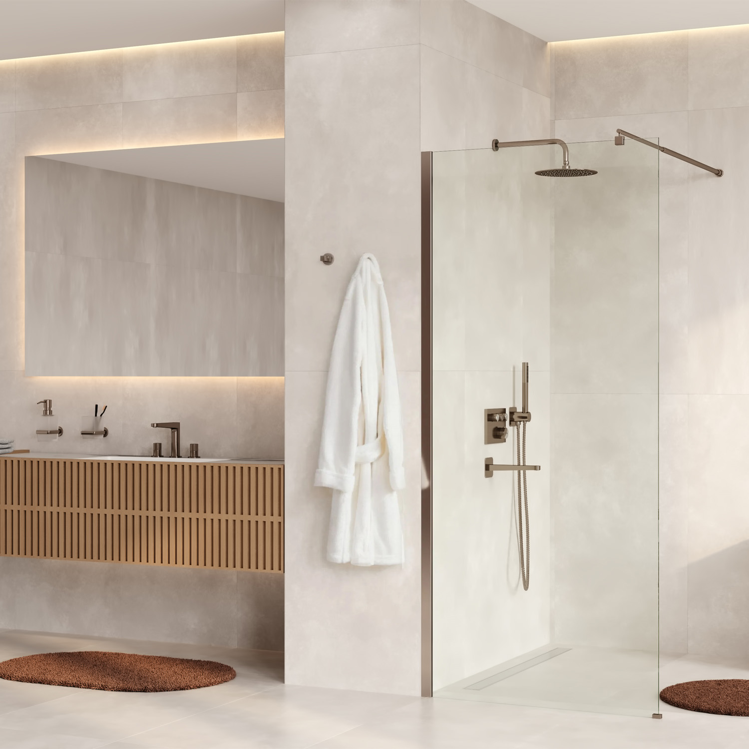 Rur 30W44BN Душевая перегородка